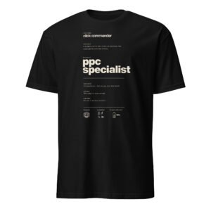 Short-Sleeve Unisex T-Shirt: PPC specialist dark