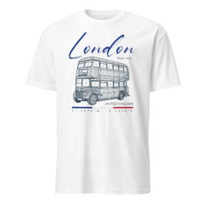Short-Sleeve Unisex T-Shirt: City London white